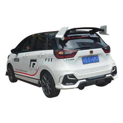 Carrosserie de Front Bumper Side Skirts Grille de voiture Kit For Honda Fit GK5 2014 2020